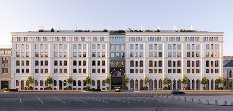 На Софийской набережной появится  семиэтажный жилой дом DUO на 49 квартир.