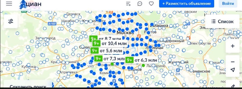 На сегодня по данным ЦИАН, самые недорогие квартиры в Москве — на Аминьевском шоссе и около м. Бутырское.