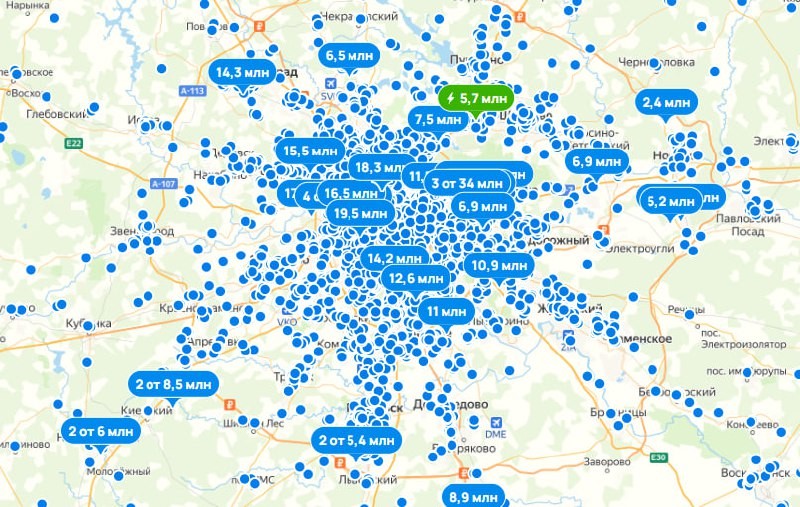 На сегодня, по данным сервиса недвижимости, самые дешевые квартиры продаются в районе Текстильщиков.