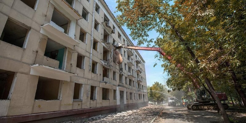 С начала реализации программы реновации в Москве снесено 500 объектов старого жилого фонда.