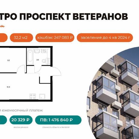 ЖК «Таллинский парк» от ПИКа: осталось еще 340 квартир.