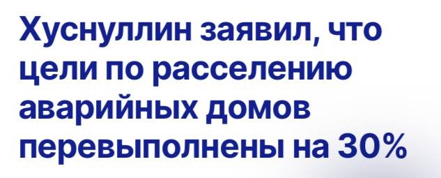 На начало ноября мы уже расселили 12,8 млн м² аварийных домов, что составляет 128% от плана.