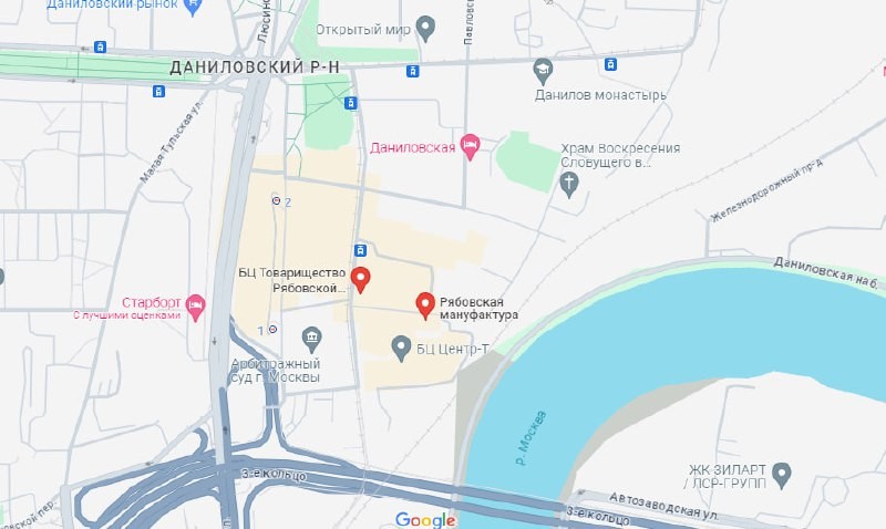 Местоположение площадки идеально подходит для жилой застройки, т.к. она находится в шаговой доступности от метро Тульская.