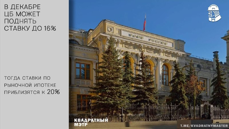 ✅ ЦБ дал комментарии после повышения ставки до 15%: инфляционное давление «усилилось и складывается выше ожиданий ЦБ»