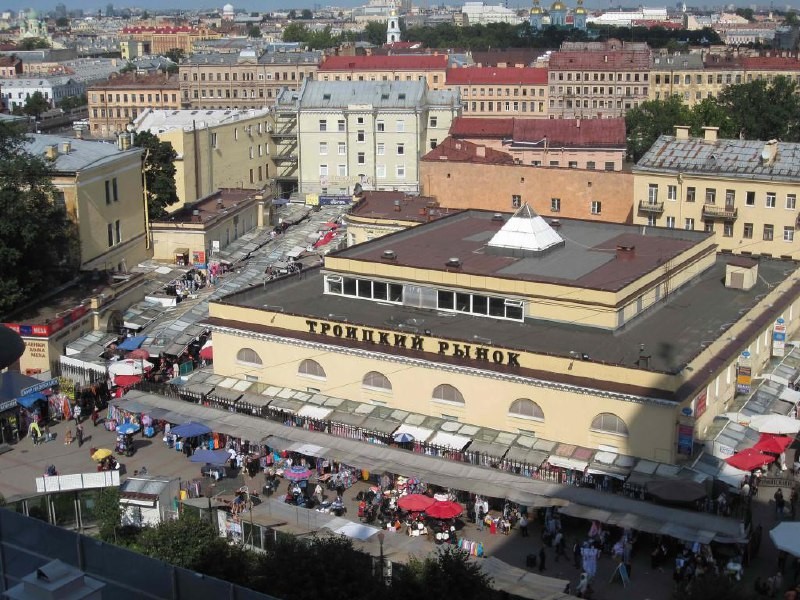 "Бронка Групп" изучает возможность строительства торгового центра на наб. реки Фонтанки, 130а.