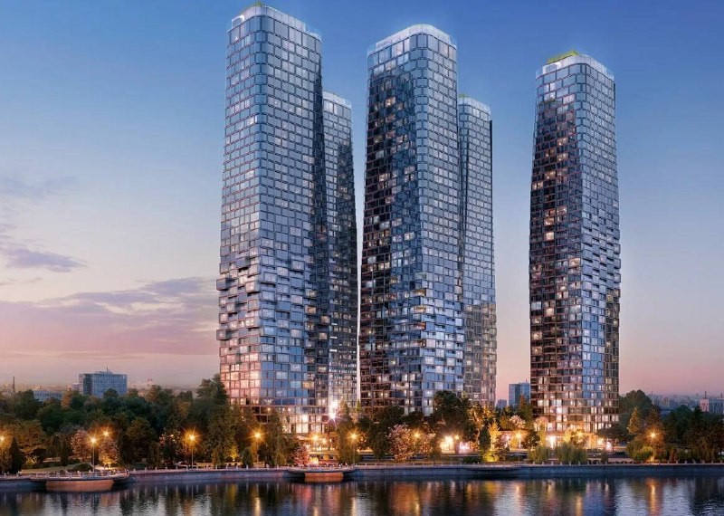 На стилобате небоскребов ЖК "River Park Towers Кутузовский" ("Аеон Девелопмент") появится двор со смотровыми площадками