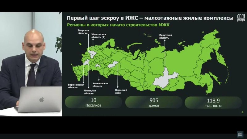 ДОМ.РФ представил информацию о механизме финансирования строительства индивидуальных жилых домов с использованием эскроу.