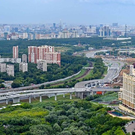 Еще один зеленый район Москвы, в котором хорошо жить.